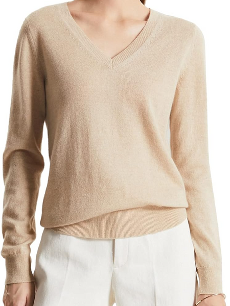 V-neck Essential Sweater H4UAZB7XU8