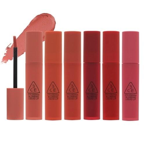 3CE Blurring Liquid Lip 5.5g (10 Colors)